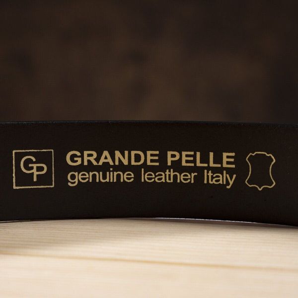 Ремень мужской GRANDE PELLE 11028 под джинсы Коричневый