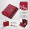 Компактный кошелек для женщин из натуральной лакированной кожи ST Leather 22687 Красный