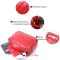 Сумка в ромбы из натуральной кожи Tony Perotti 20838_1 (CA006-01DR dk red) Красный