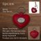 Брелок Tony Perotti Swarovski 4009 marlboro (90100) Червоний