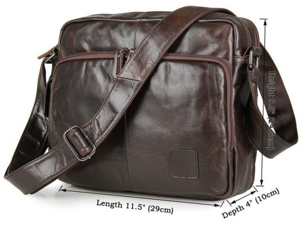 Сумка мужская Vintage 14369 Коричневая