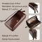 Жіночий лаковий клатч ST Leather 18908 Коричневий