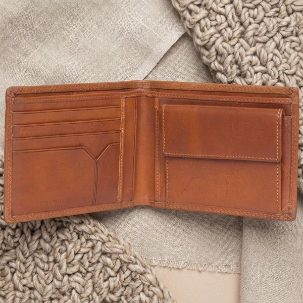 Мужское портмоне Tony Perotti Cortina 5013 tan (90093) Рыжий