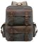 Туристический рюкзак canvas Vintage 20107 Болотный