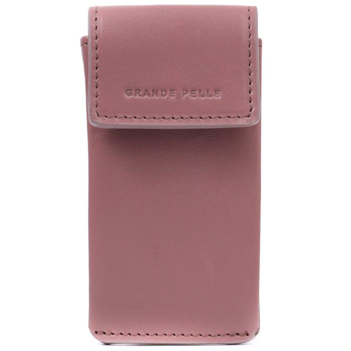 Женская необычная ключница в виде футляра из натуральной кожи GRANDE PELLE 22571 Бежевая