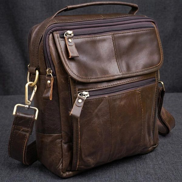 Сумка мужская Vintage 14764 Коричневая