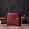 Женский практичный бумажник из натуральной кожи ST Leather 22554 Бордовый