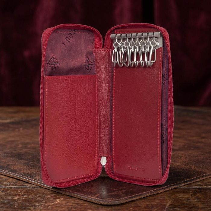 Ключниця Tony Perotti з натуральної шкіри Cortina 5026 rosso (90293) Червона