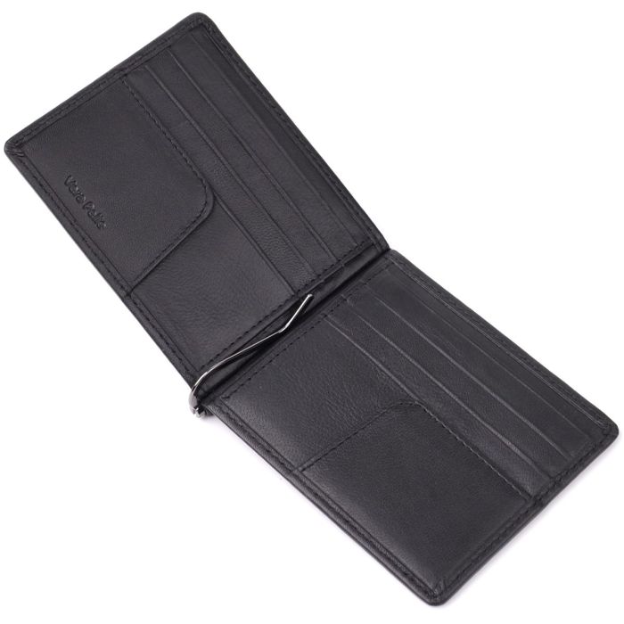 Зажим для денег из мягкой натуральной кожи Tony Perotti 20848_1 (5000 nero) Черный