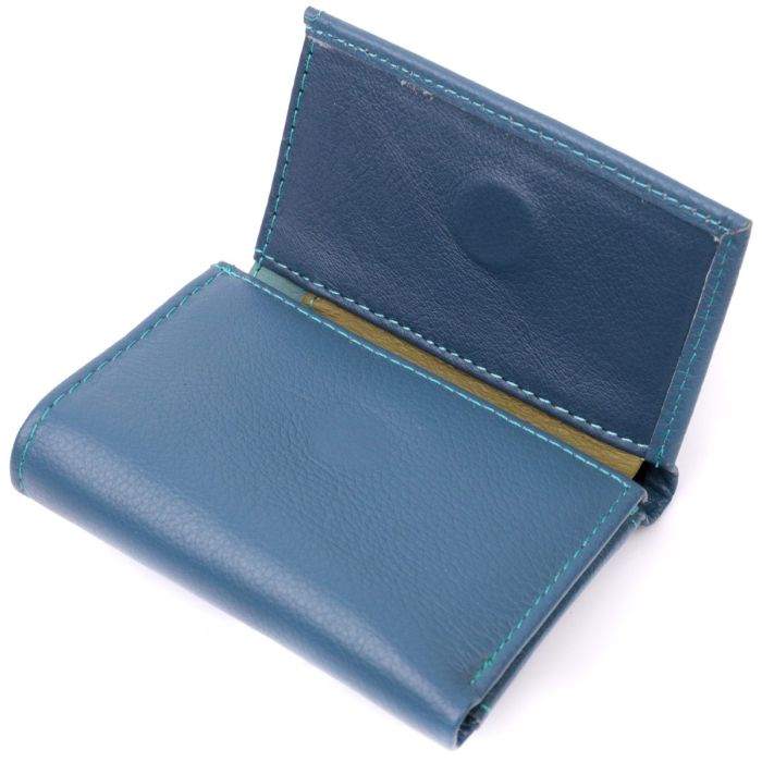 Маленький кошелек для женщин из натуральной кожи ST Leather 19501 Бирюзовый