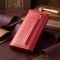 Жіночий гаманець з геометричним клапаном з натуральної шкіри ST Leather 22545 Червоний