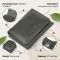 Маленький кошелек удобного формата из натуральной кожи ST Leather 23076 Зеленый