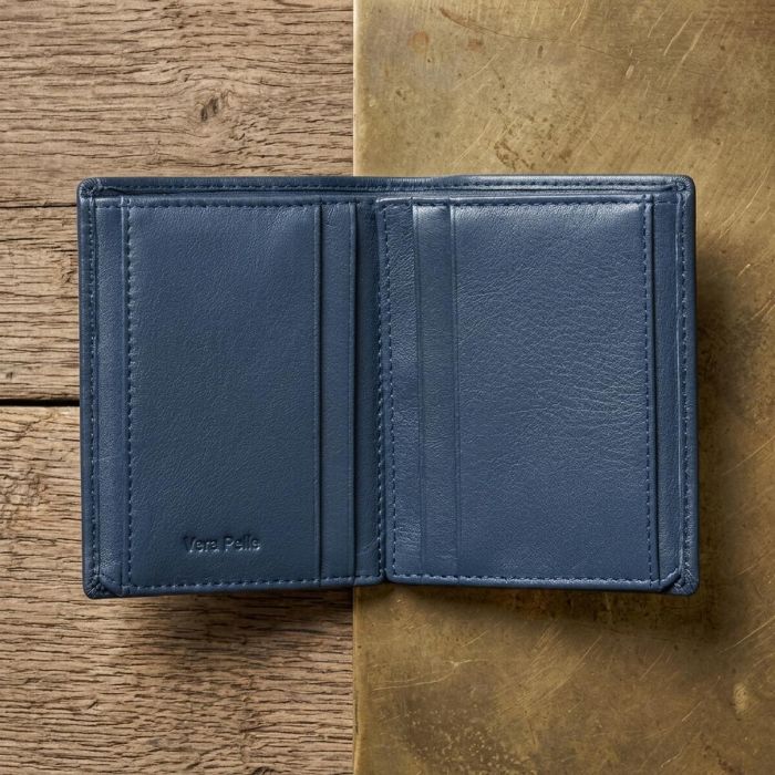 Портмоне Tony Perotti из натуральной кожи Cortina 5088 navy (90220) Темно-синее