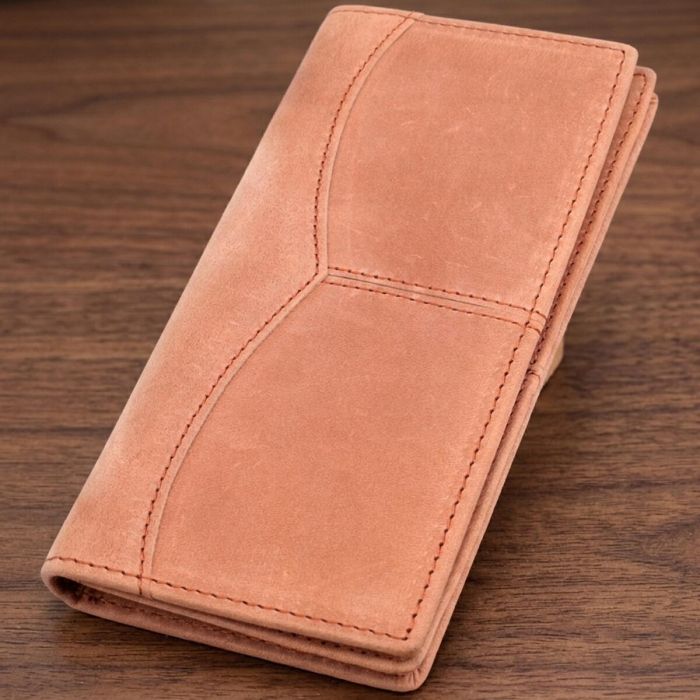 Кошелек унисекс в винтажной натуральной коже 22853 Vintage Рыжий