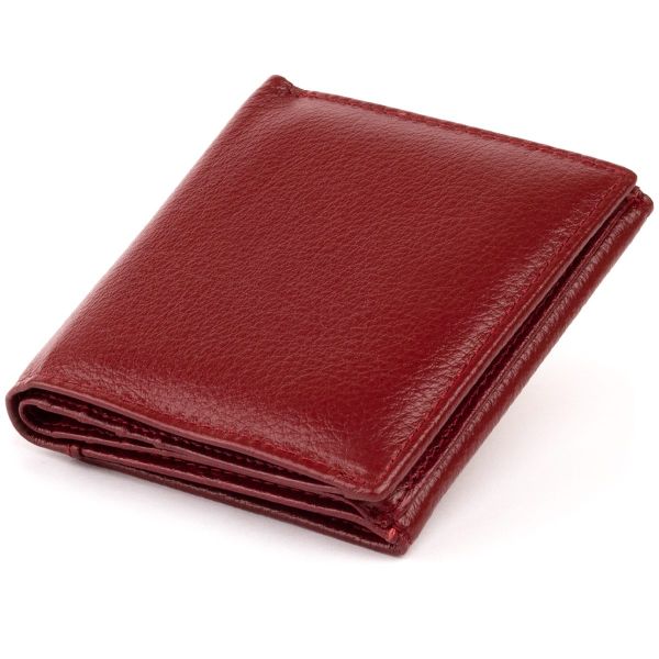 Компактный кошелек женский ST Leather 19257 Бордовый