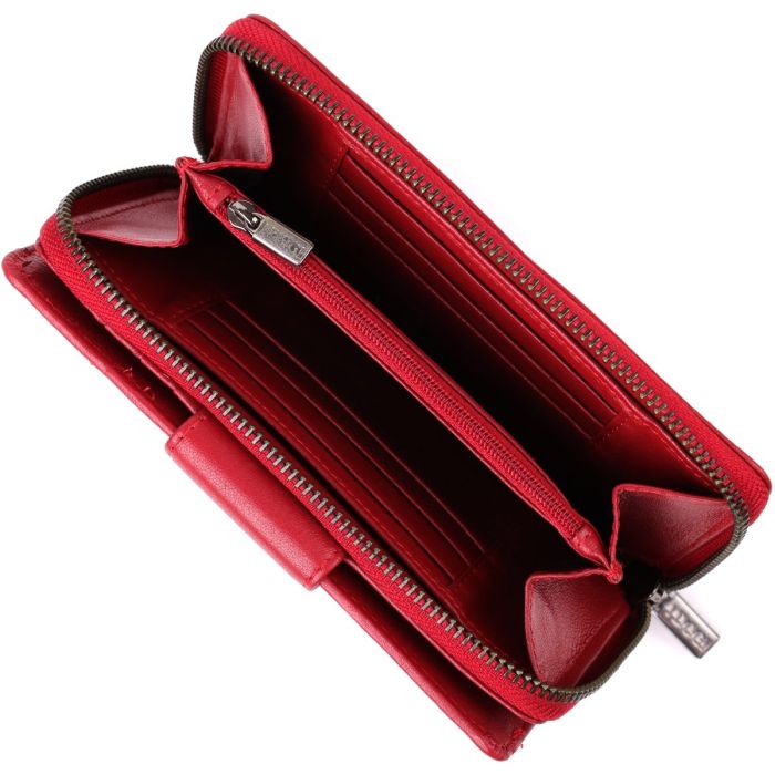 Женский вертикальный кошелек из натуральной кожи Tony Perotti 20879_1 (5084 rosso) Красный