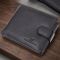 Интересный бумажник с блоком под документы из натуральной кожи ST Leather 22480 Черный