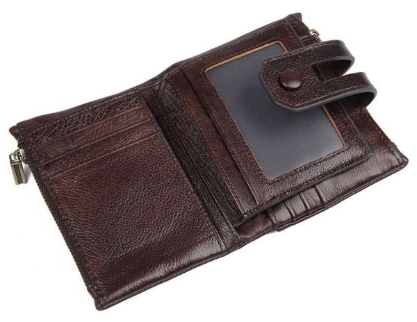 Кошелек Vintage 14602 кожаный Коричневый