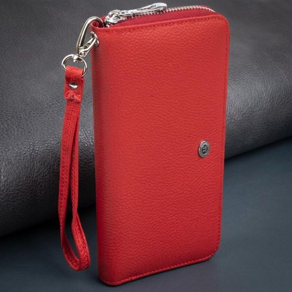 Кошелек женский ST Leather 18419 (ST45-2) очень надежный Красный