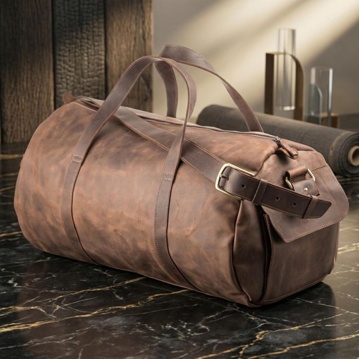 Сумка дорожная Grande Pelle 11045 Коричневая