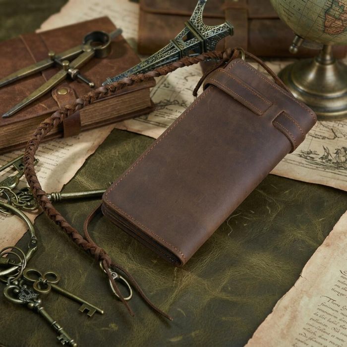 Мужской клатч Vintage 14383 из винтажной кожи Коричневый