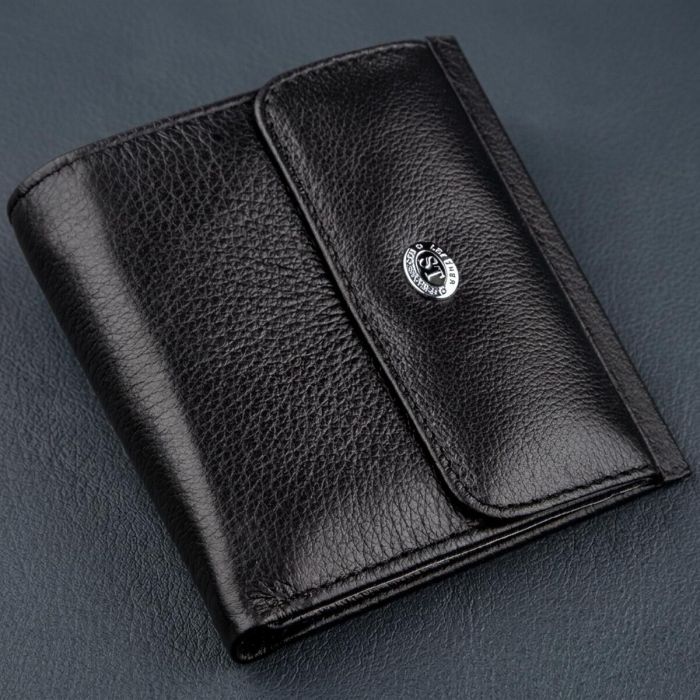 Женский бумажник с монетницей ST Leather 18919 Черный