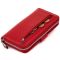 Женский кожаный кошелек для карт и купюр ST Leather 19306 Красный