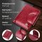 Лакированный кошелек для женщин среднего размера из натуральной кожи ST Leather 22685 Красный