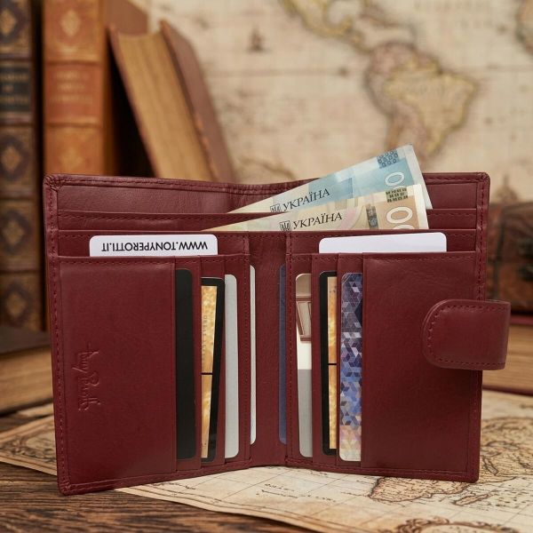 Жіночий гаманець Tony Perotti New Rainbow 1654 rosso (90068) Червоний