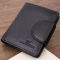 Надежный кошелек для женщин вертикального типа из натуральной кожи ST Leather 22451 Черный