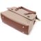 Сумка для женщин с интересным ручкой из натуральной кожи Vintage 22337 Бежевый