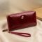 Женский клатч с двумя отделениями ST Leather 18907 Бордовый