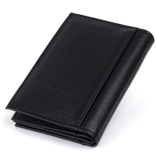 Визитница-книжка ST Leather 19213 Черная