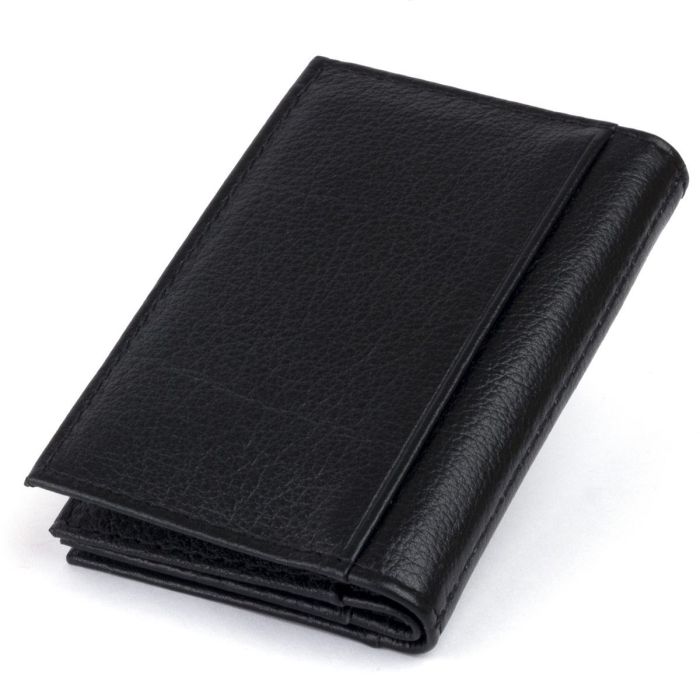 Визитница-книжка ST Leather 19213 Черная