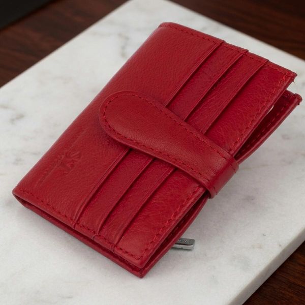 Кошелек-визитница ST Leather 19211 Красный