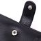 Мужской бумажник среднего размера из натуральной кожи ST Leather 22444 Черный
