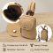 Удобный рюкзак для мужчин из плотного текстиля Vintage 22185 Песочный