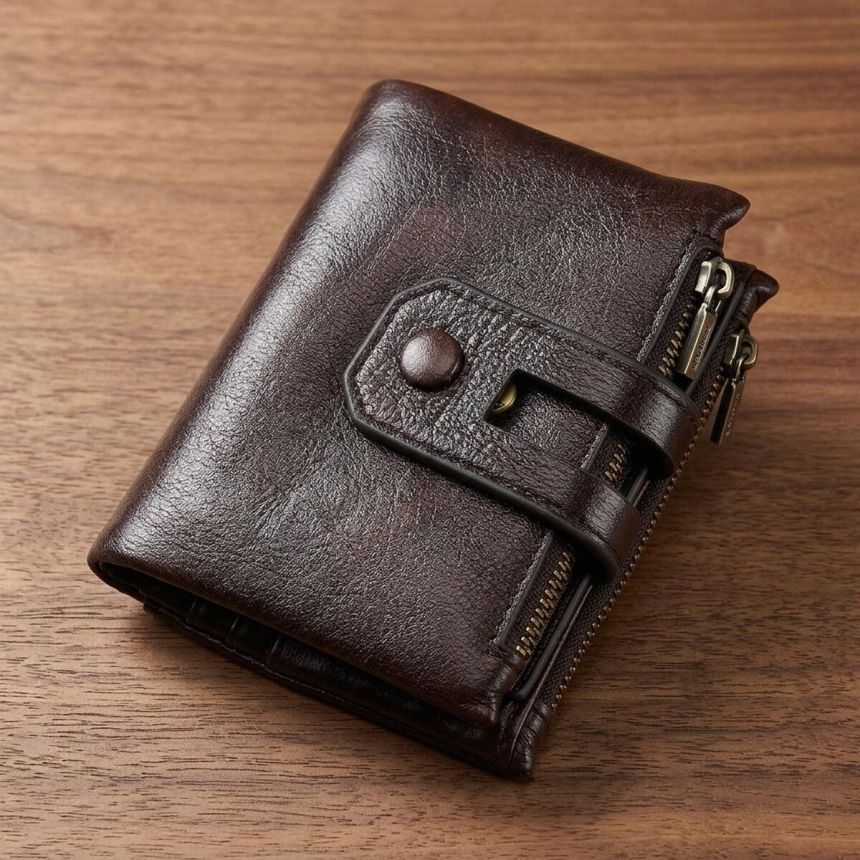 Кошелек Vintage 14602 кожаный Коричневый