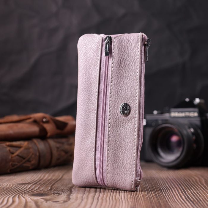 Отличная ключница из натуральной кожи ST Leather 22512 Бежевый