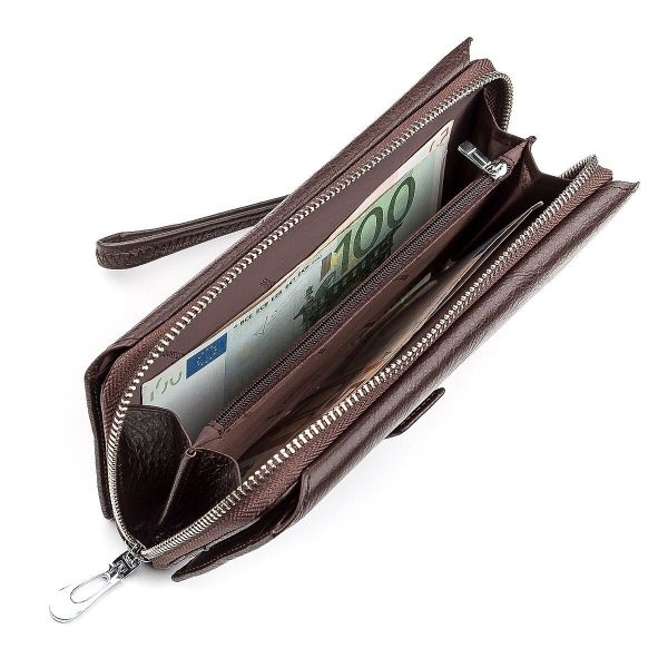 Кошелек женский ST Leather 18457 (SТ228) из натуральной кожи Коричневый