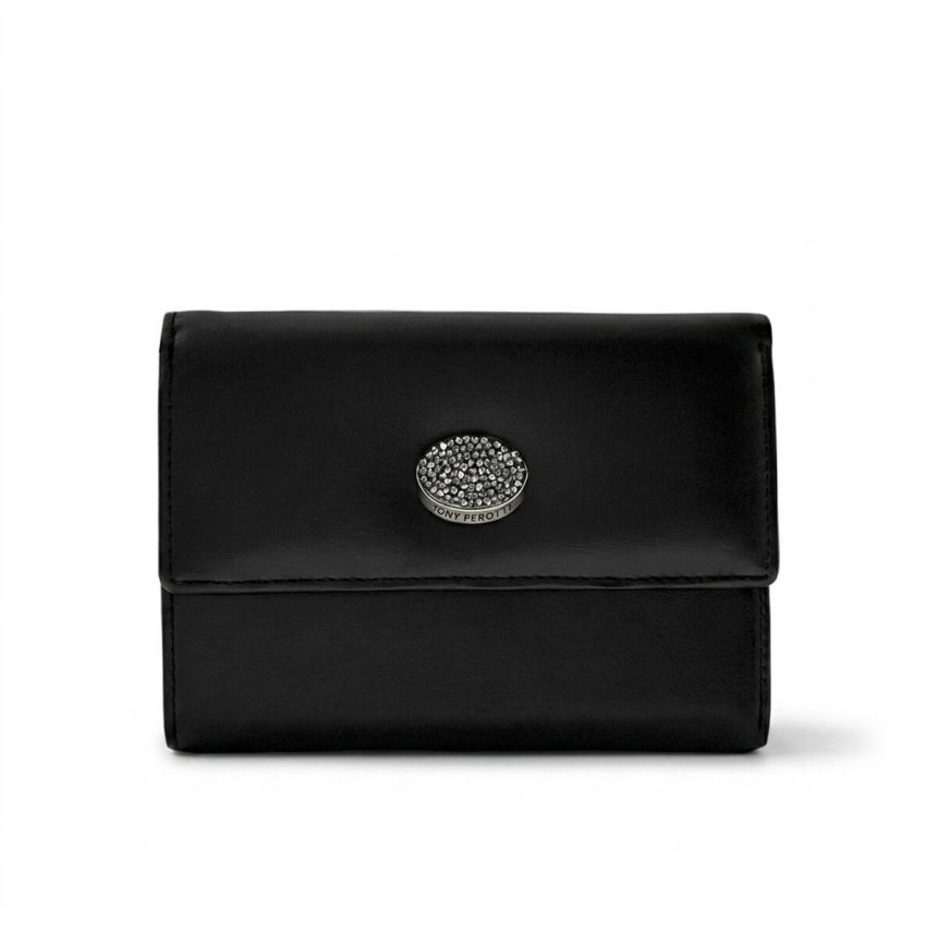 Жіночий гаманець Tony Perotti Swarovski 500N nero (90017) Чорний