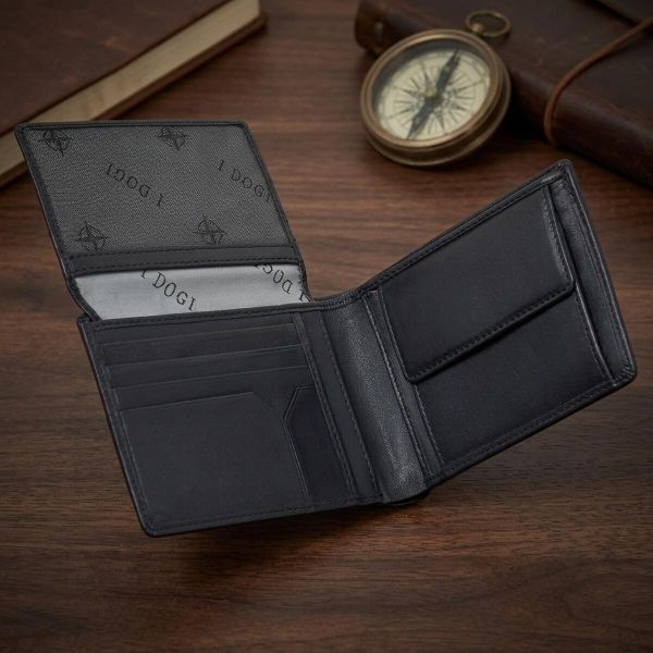 Чоловіче портмоне Tony Perotti з натуральної шкіри Cortina 5051 nero (90115) Чорне