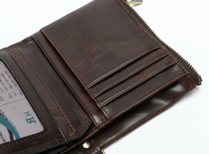 Кошелек универсальный Vintage 14682 Темно-коричневый