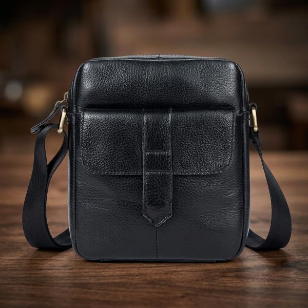 Сумка мужская флотар Vintage 14721 Черная