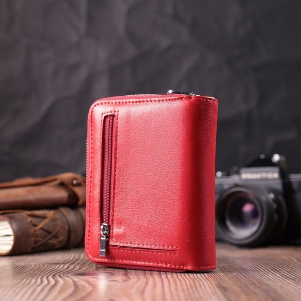 Кошелек для женщин яркого цвета из натуральной кожи ST Leather 22552 Красный