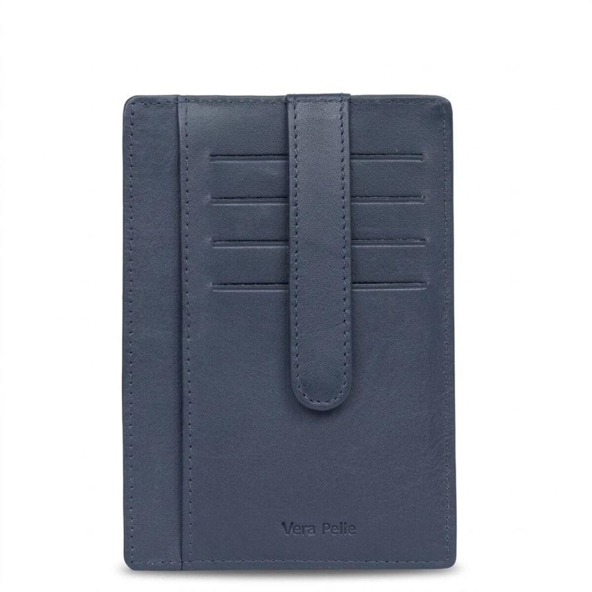 Кредитница Tony Perotti натуральная кожа Cortina 5001 navy (90161) Темно-синяя