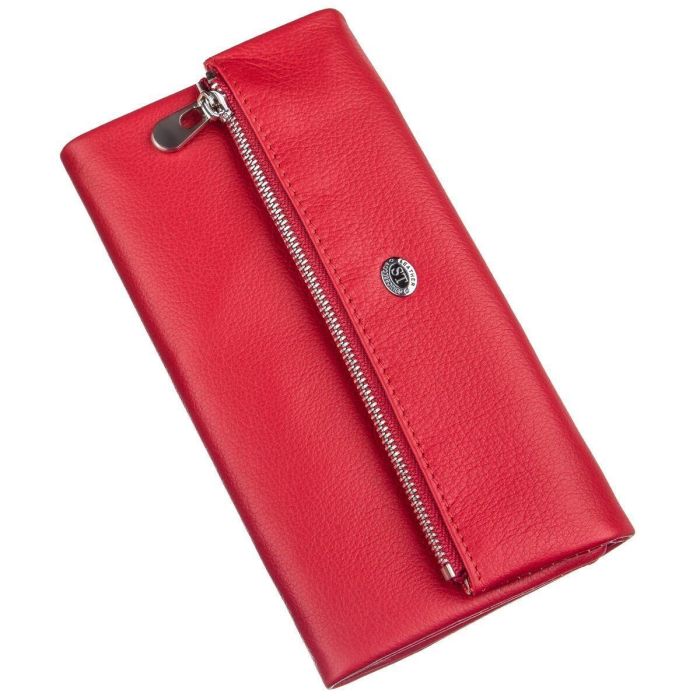 Женский кожаный кошелек ST Leather 20091 Красный