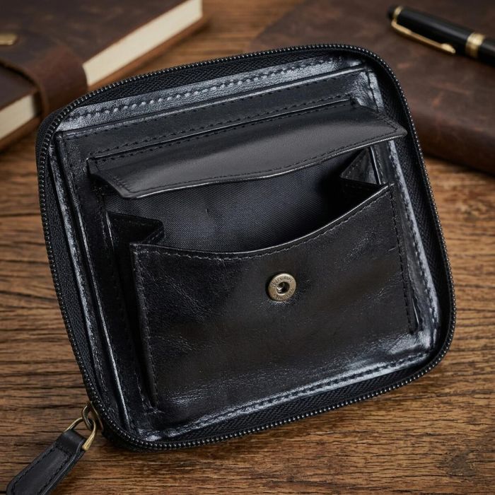 Мужское портмоне Tony Perotti Italico 3645 nero (90608) Черное