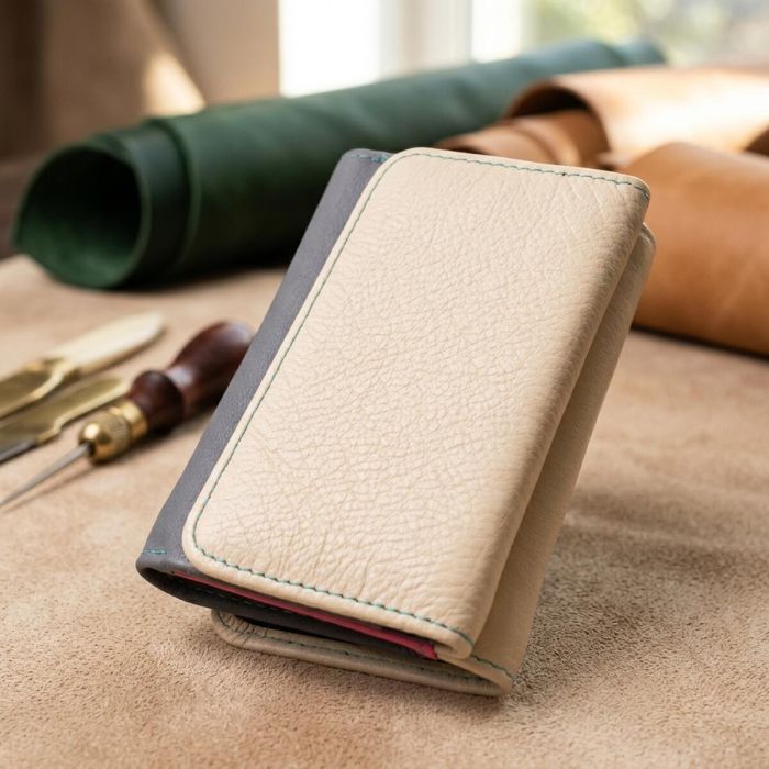 Стильний гаманець для дівчат із натуральної шкіри ST Leather 22495 Різнокольоровий