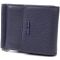 Вертикальный мужской зажим из зернистой натуральной кожи Tony Perotti 20862_1 (3595 navy) Синий